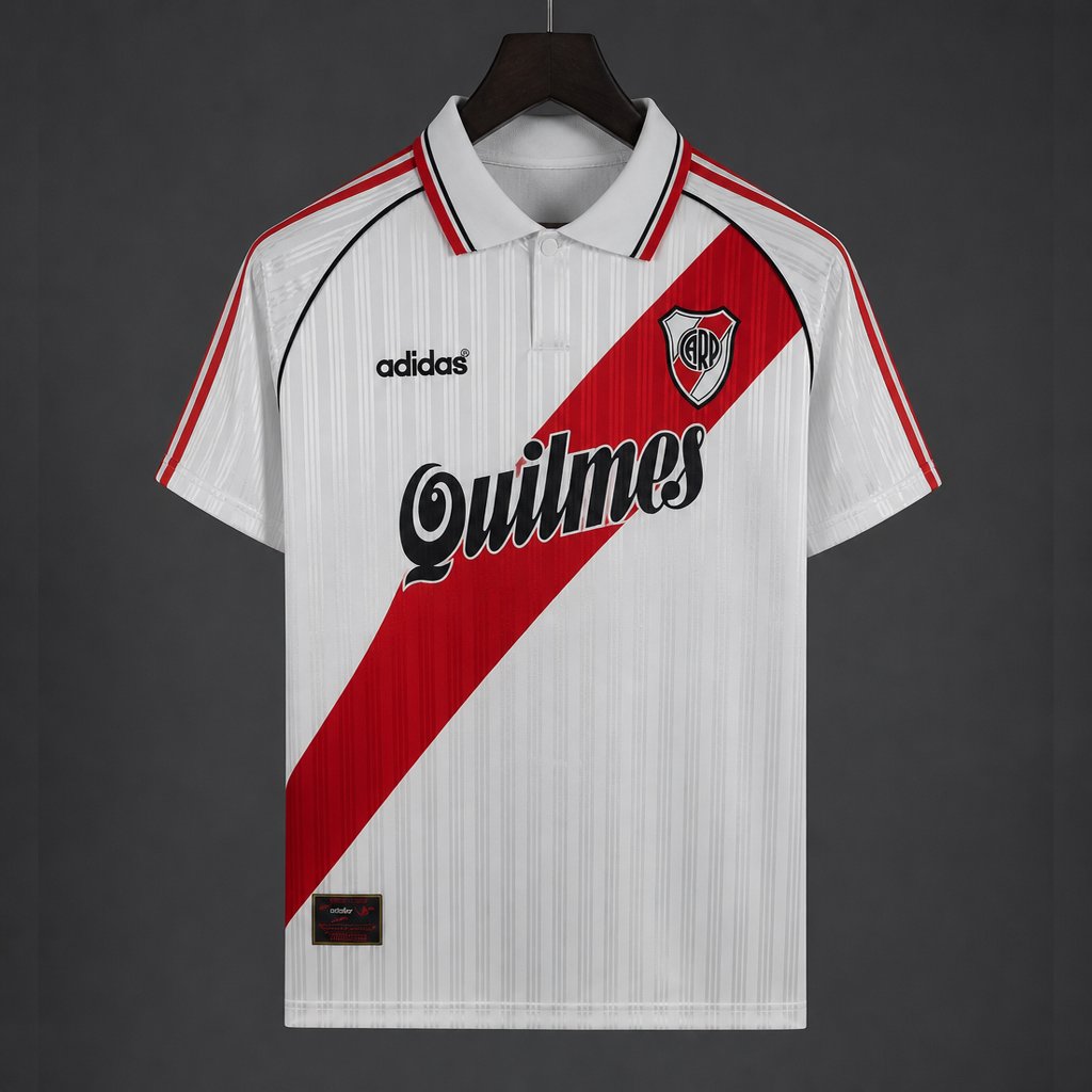 Retro 95/96 River Plate Home White Jersey