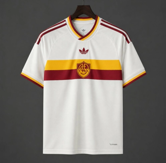 26/27 AS Roma Away White Jersey-No Sponsor