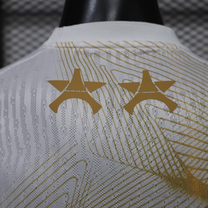 Player Version 26/27 PSG/Paris Saint-Germain Pre-Match White/Gold Jersey