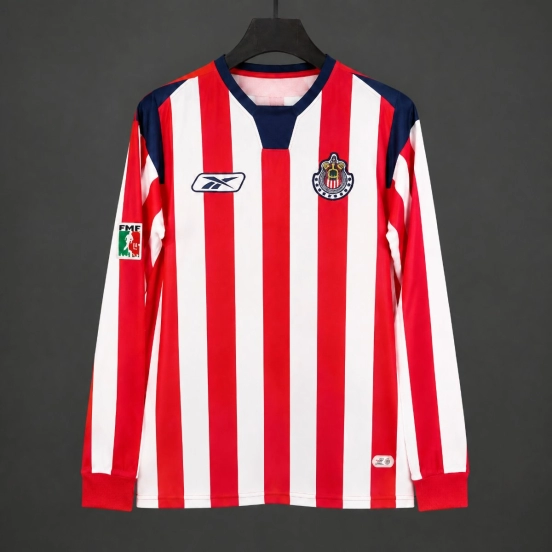 Retro 04/05 Chivas Home Long Sleeve Red Jersey